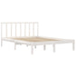 Bedframe Massief Grenenhout Wit 140X200 Cm