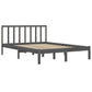 Bedframe Massief Grenenhout Grijs 135X190 Cm 4Ft6 Double
