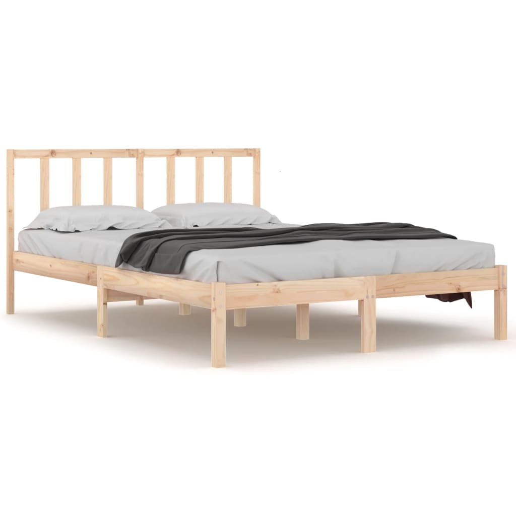 Bedframe Massief Grenenhout 140X190 Cm