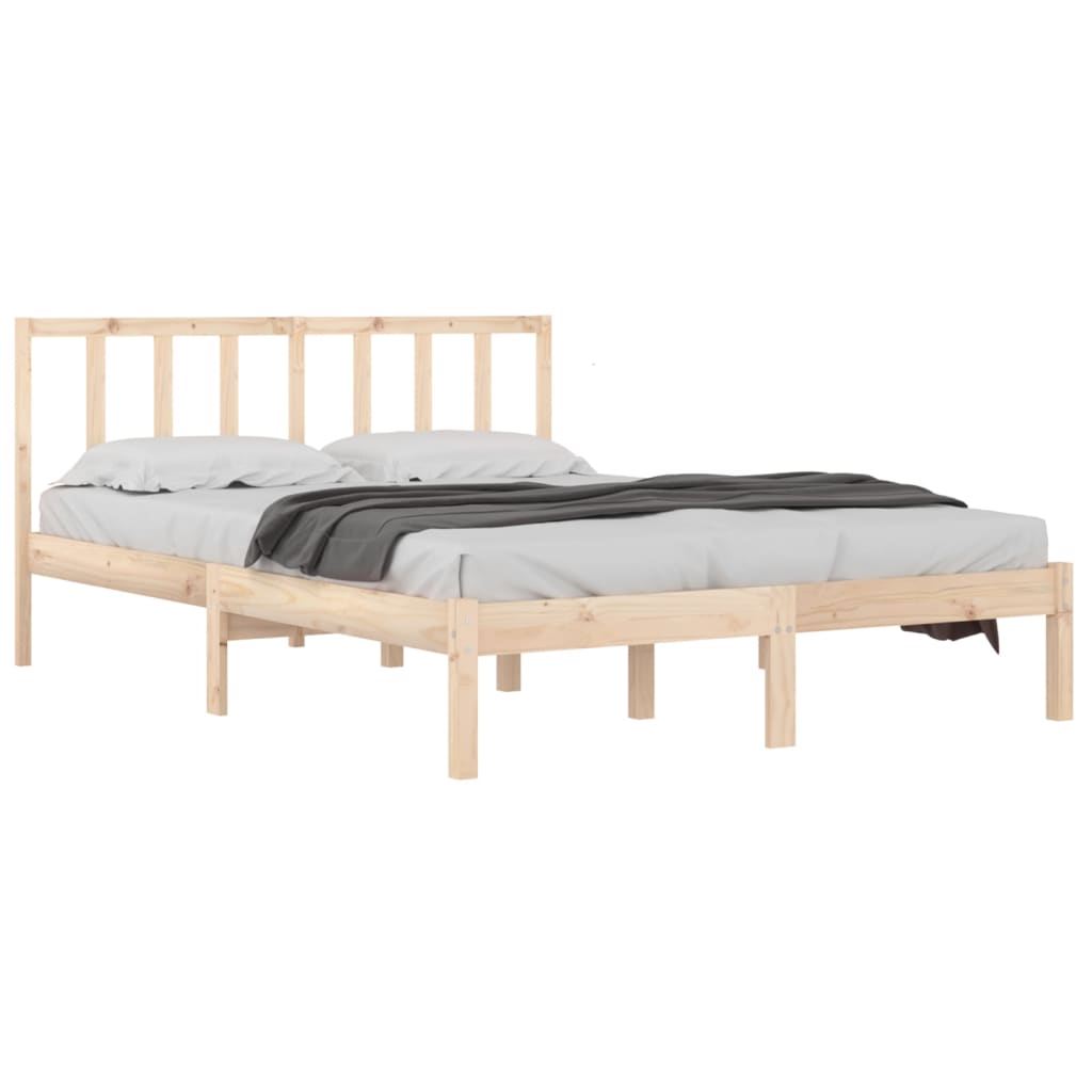 Bedframe Massief Grenenhout 140X190 Cm