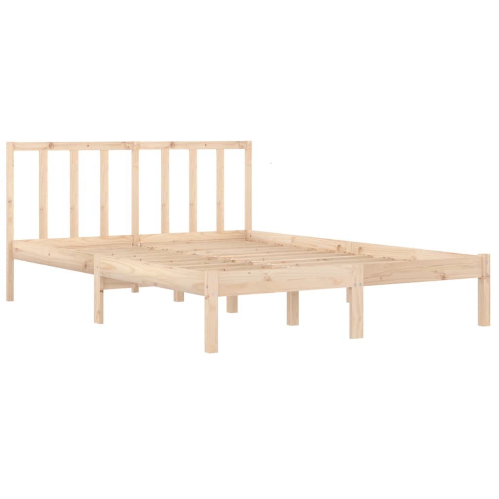 Bedframe Massief Grenenhout 140X190 Cm