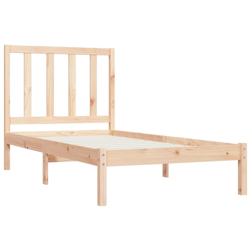 Bedframe Massief Grenenhout 75X190 Cm 2Ft6 Small Single