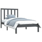 Bedframe Massief Grenenhout Grijs 90X190 Cm 3Ft Single