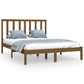 Bedframe Massief Hout Honingbruin 120X190 Cm 4Ft Small Double