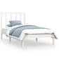Bedframe Massief Grenenhout Wit 90X200 Cm