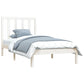 Bedframe Massief Grenenhout Wit 90X200 Cm