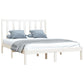 Bedframe Massief Grenenhout Wit 140X200 Cm