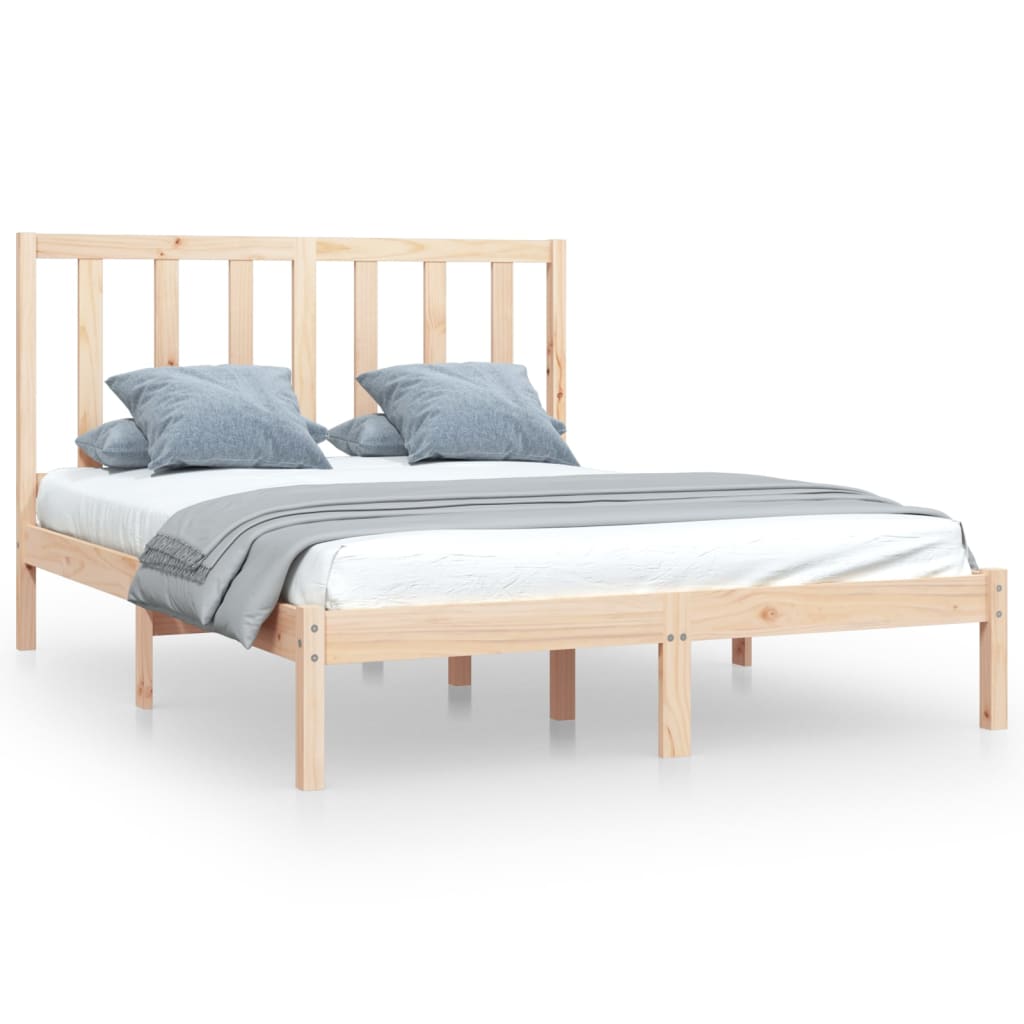 Bedframe Massief Grenenhout 160X200 Cm