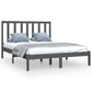 Bedframe Massief Grenenhout Grijs 160X200 Cm