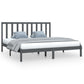 Bedframe Massief Grenenhout Grijs 180X200 Cm 6Ft Super King