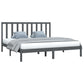 Bedframe Massief Grenenhout Grijs 180X200 Cm 6Ft Super King