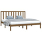 Bedframe Grenenhout Honingbruin 180X200 Cm 6Ft Super King