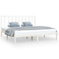 Bedframe Massief Grenenhout Wit 200X200 Cm