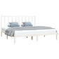 Bedframe Massief Grenenhout Wit 200X200 Cm