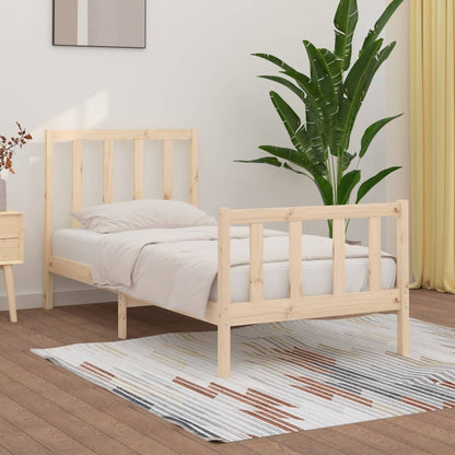 Bedframe Massief Hout 90X190 Cm 3Ft Single