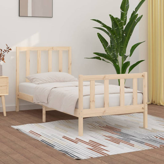 Bedframe Massief Hout 90X190 Cm 3Ft Single