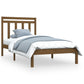 Bedframe Massief Hout Honingbruin 75X190 Cm 2Ft6 Small Single