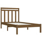 Bedframe Massief Hout Honingbruin 75X190 Cm 2Ft6 Small Single