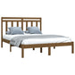 Bedframe Massief Hout Honingbruin 140X190 Cm