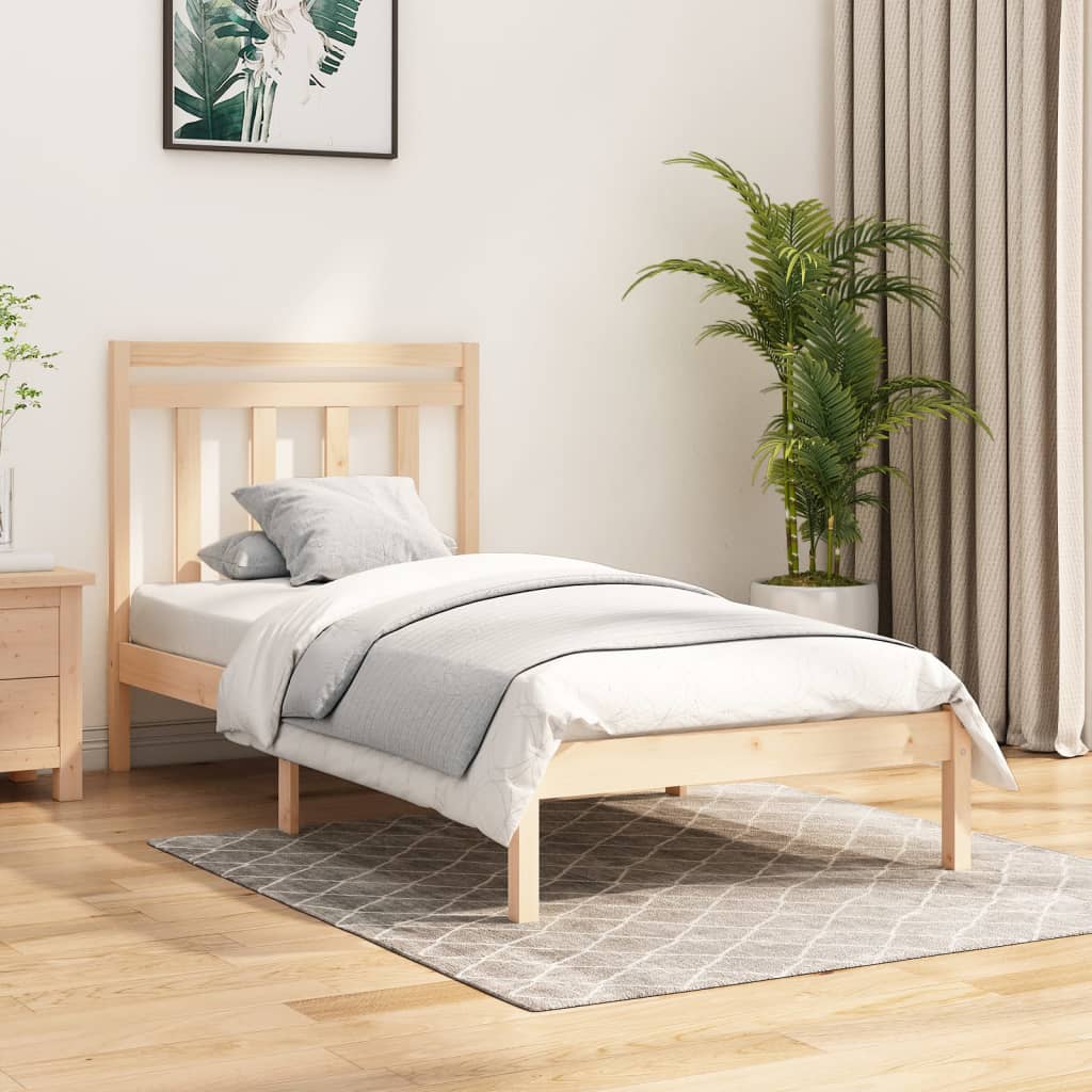 Bedframe Massief Hout 90X200 Cm