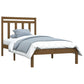 Bedframe Massief Hout Honingbruin 100X200 Cm