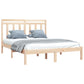 Bedframe Massief Hout 150X200 Cm 5Ft King Size