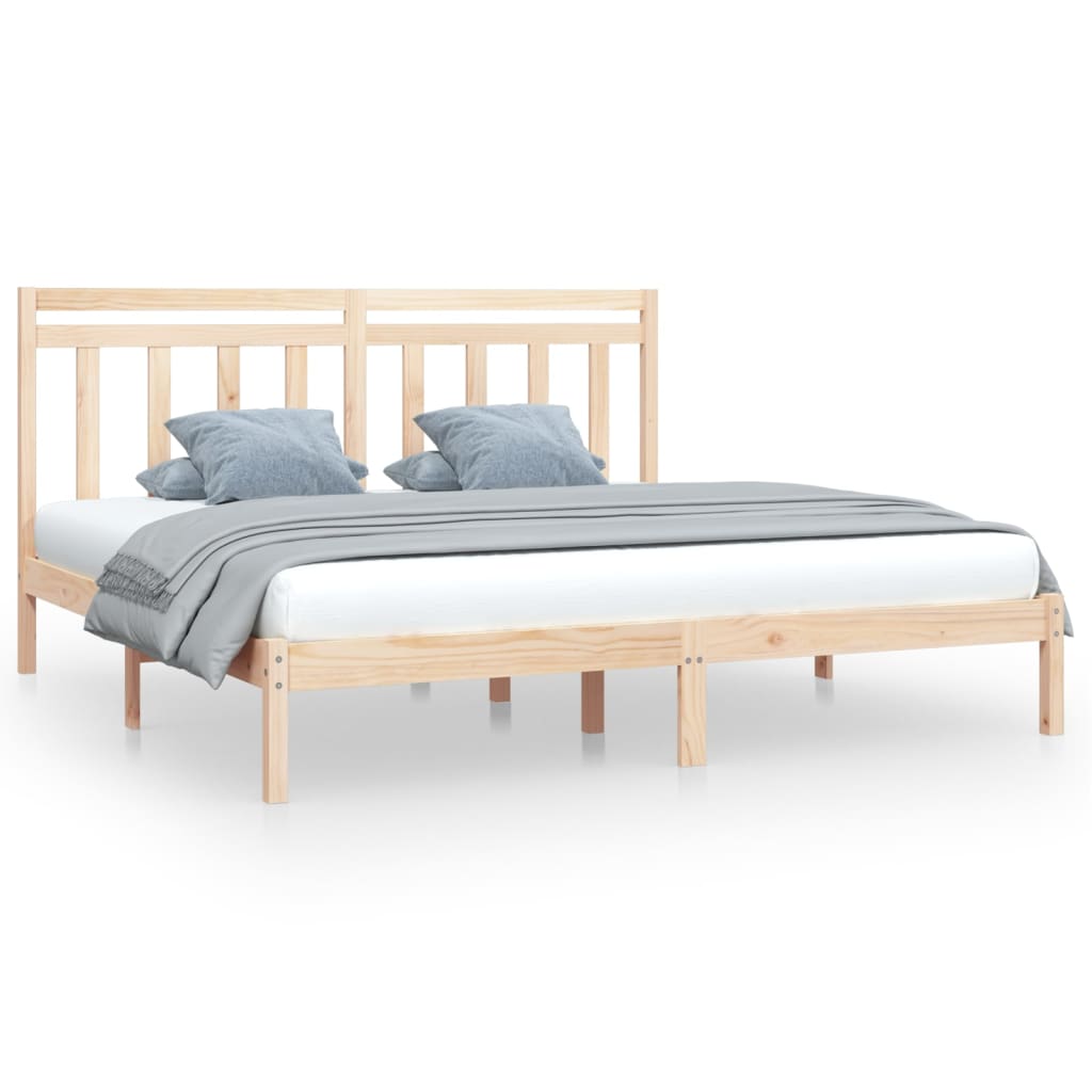Bedframe Massief Hout 180X200 Cm 6Ft Super King
