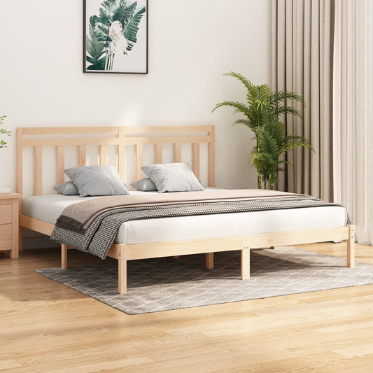 Bedframe Massief Hout 180X200 Cm 6Ft Super King