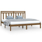 Bedframe Massief Hout Honingbruin 200X200 Cm