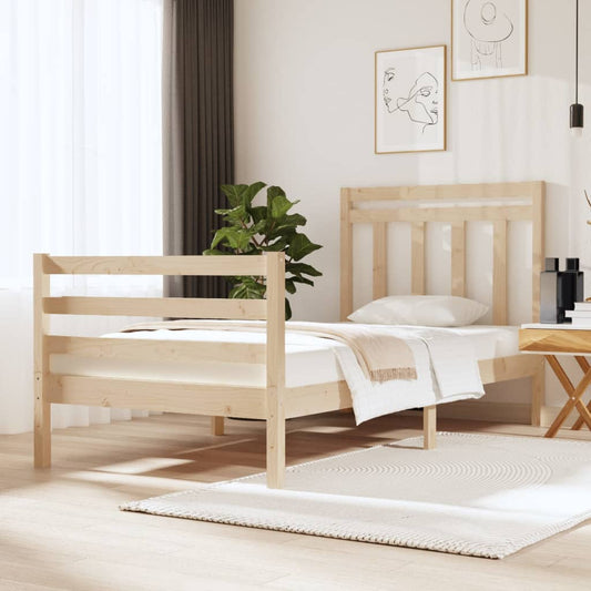 Bedframe Massief Hout 90X190 Cm 3Ft Single