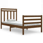 Bedframe Massief Hout Honingbruin 90X190 Cm 3Ft Single