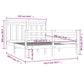 Bedframe Massief Hout 120X190 Cm 4Ft Small Double