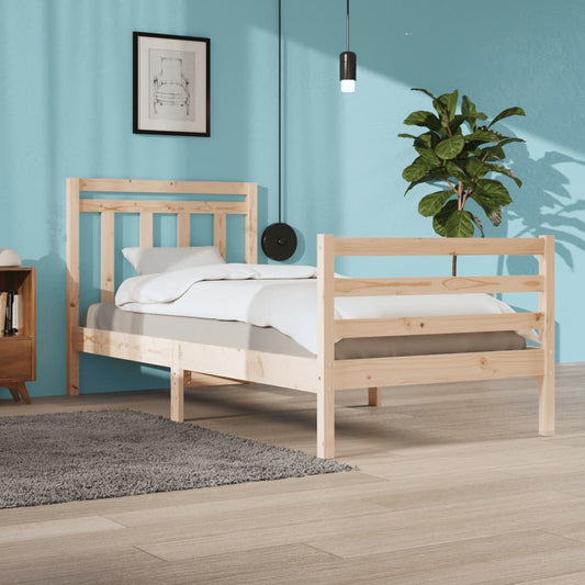 Bedframe Massief Hout 90X200 Cm
