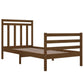 Bedframe Massief Hout Honingbruin 90X200 Cm