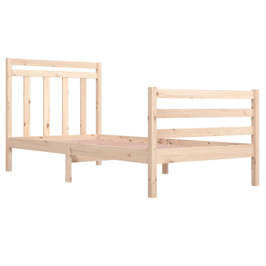 Bedframe Massief Hout 100X200 Cm