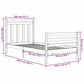 Bedframe Massief Hout 100X200 Cm