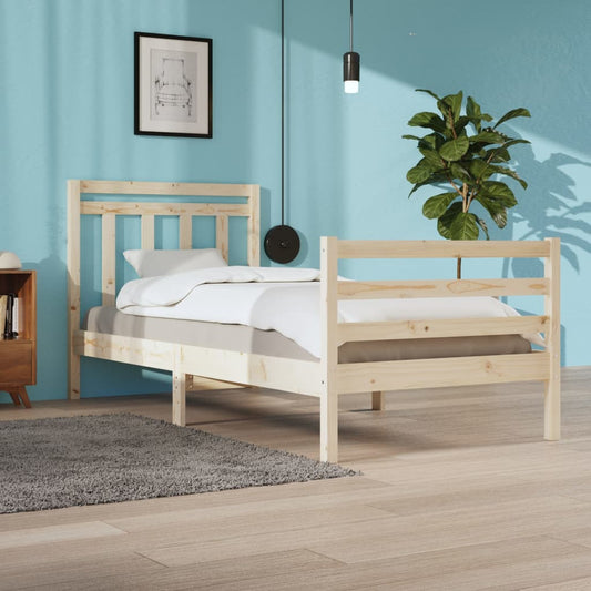 Bedframe Massief Hout 100X200 Cm