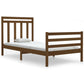 Bedframe Massief Hout Honingbruin 100X200 Cm