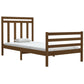 Bedframe Massief Hout Honingbruin 100X200 Cm