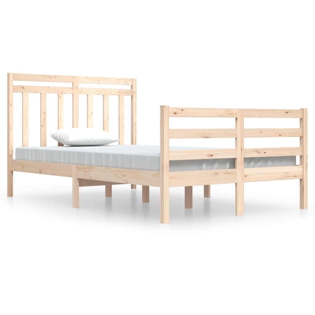 Bedframe Massief Hout 120X200 Cm