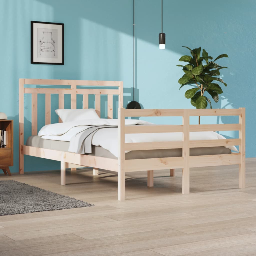 Bedframe Massief Hout 120X200 Cm
