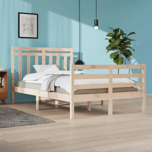 Bedframe Massief Hout 120X200 Cm