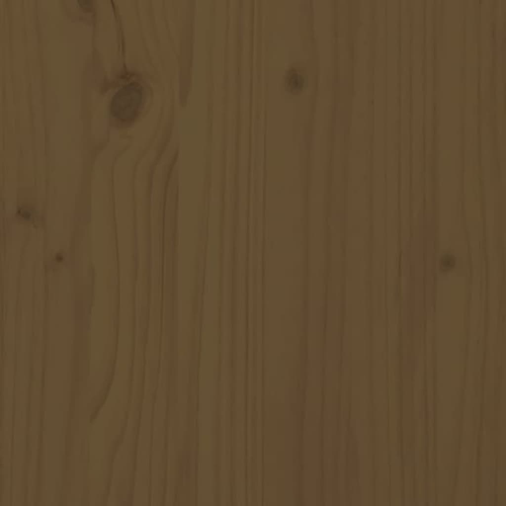 Bedframe Massief Hout Honingbruin 120X200 Cm