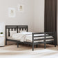 Bedframe Massief Hout Grijs 140X200 Cm