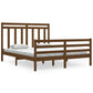 Bedframe Massief Hout Honingbruin 160X200 Cm