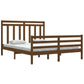 Bedframe Massief Hout Honingbruin 160X200 Cm