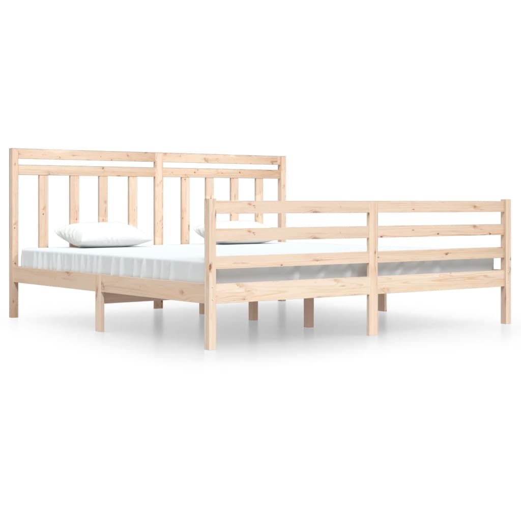 Bedframe Massief Hout 200X200 Cm