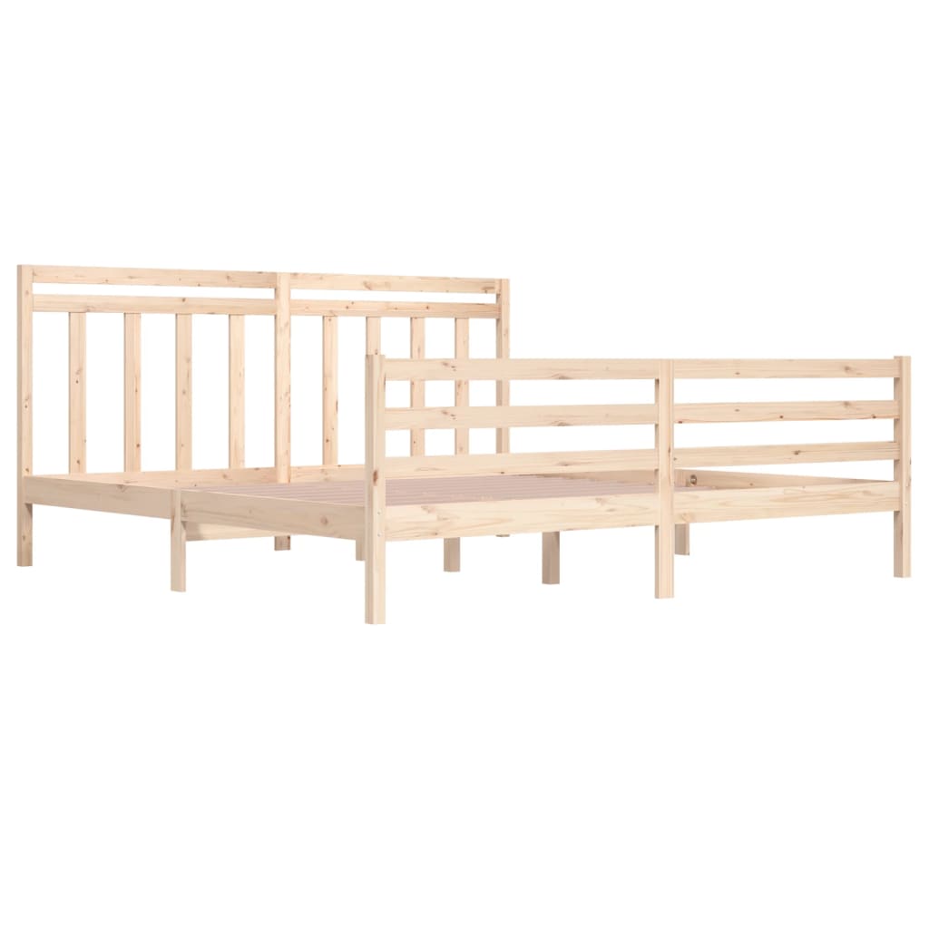 Bedframe Massief Hout 200X200 Cm