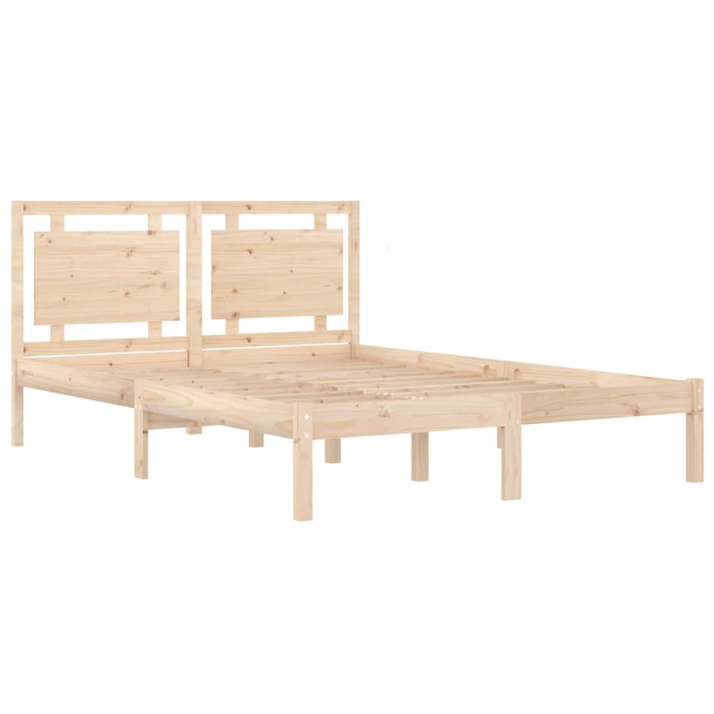Bedframe Massief Hout 140X190 Cm
