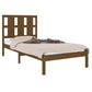 Bedframe Massief Hout Honingbruin 90X190 Cm 3Ft Single